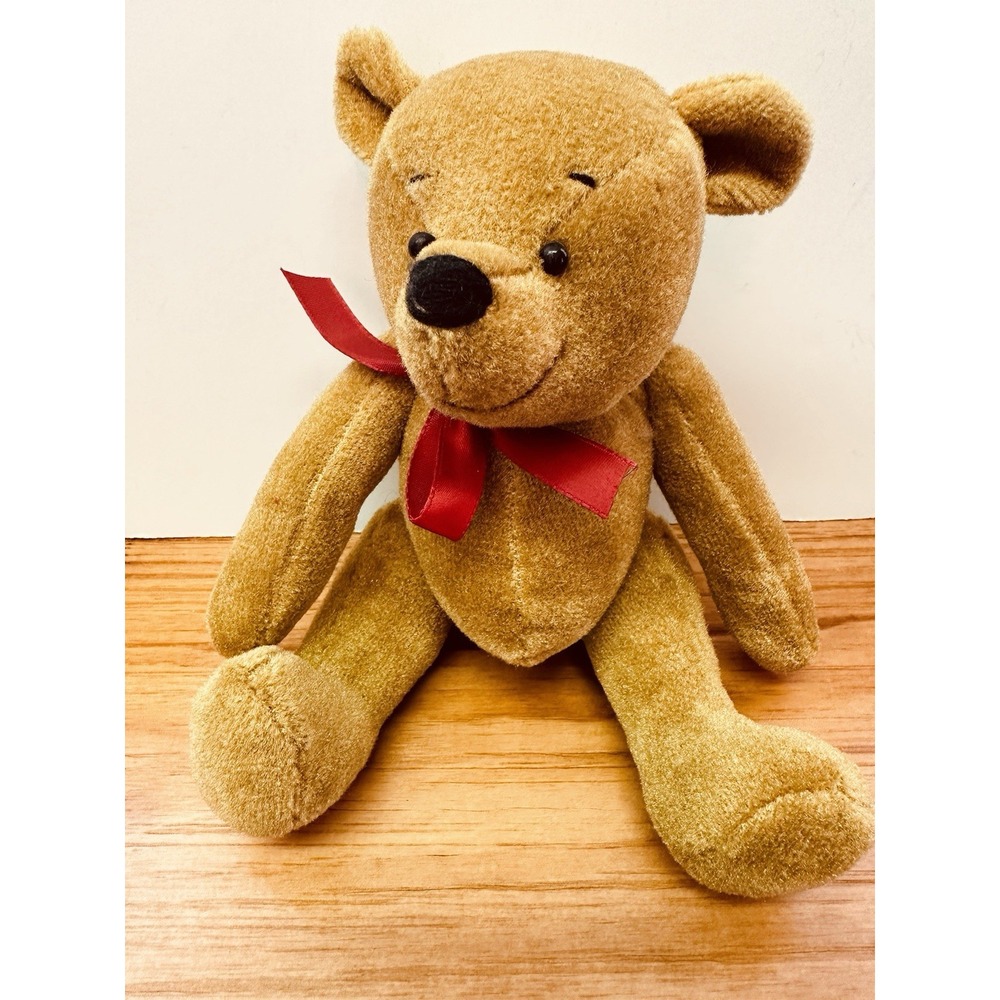 Bearly There Linda Spiegel Silly Old Bear Brown 1985 Edition 9" Vintage Jointed